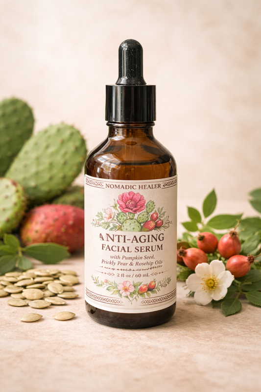 🌿 Anti-Aging Facial Serum – Organic Botanical Treatment for Fine Lines, Dry & Aging Skin  (2oz)