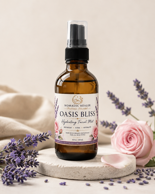 Oasis Bliss™ Organic Hydrating Facial Mist – Rose & Lavender Botanical Face Toner