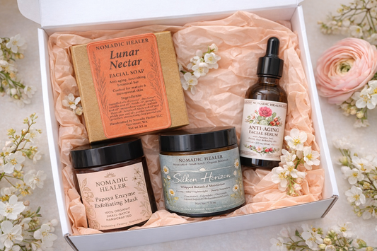 Spring Renewal Ritual-Organic Skincare Set for Aging, Dry & Dull Skin